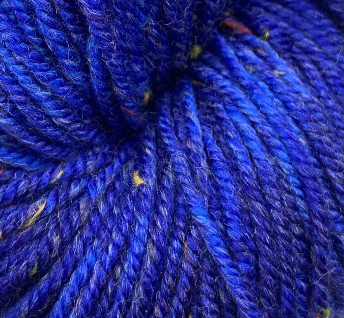 confetti worsted lodge blue